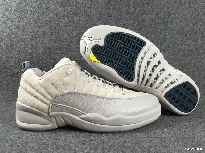 308317-002 Air Grey Suede Low Jordan 12 0728